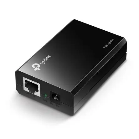Produktfoto 1 von TP-Link PoE Injektor 48V dc Input / 48V dc Output, 500 mA 1 Port 15.4 W 2 Port 3 m L. 81mm B. 54 mm T.