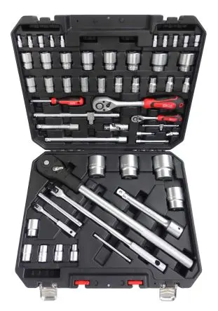 Produktfoto 1 von RS PRO Steckschlüsselsatz 1/4, 1/2, 3/4in Vierkant 6-Kant 1/2 in, 1/4 in, 1 in, 3/8 in, 3/16 in, 4 to 32 mm, 9/16 in,