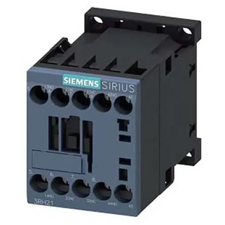 Produktfoto 1 von Siemens 3RH2 Hilfsschütz 32V ac-Spule, 4-polig, 690V ac / 10 A 690V ac 2 Schließer/2 Öffner