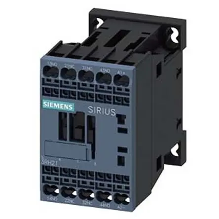 Produktfoto 1 von Siemens 3RH2 Hilfsschütz 30V dc-Spule, 4-polig, 690V ac / 10 A 690V ac 2 Schließer/2 Öffner