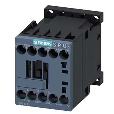 Produktfoto 1 von Siemens 3RH2 Hilfsschütz 240V ac-Spule, 4-polig, 690V ac / 10 A 690V ac 4 Schließer