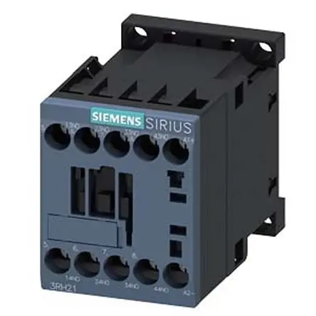 Produktfoto 1 von Siemens 3RH2 Hilfsschütz 230V dc-Spule, 4-polig, 690V ac / 10 A 690V ac 4 Schließer