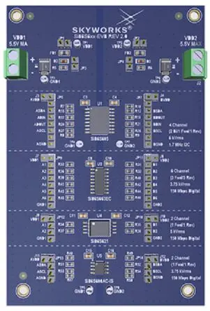 Skyworks Solutions Inc Si86S6xx Isolator-Evaluierungskit Evaluierungskit Evaluierungskit Sicherungslasttrennschalter,