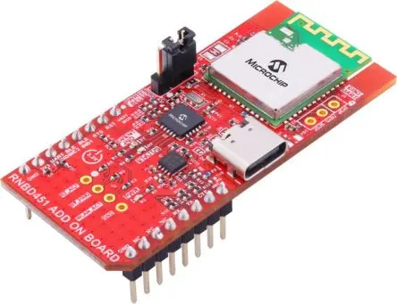 Produktfoto 1 von Microchip EV25F14A Evaluierungsplatine RNBD451 Evaluierungsplatine Entwicklungsboard, Bluetooth