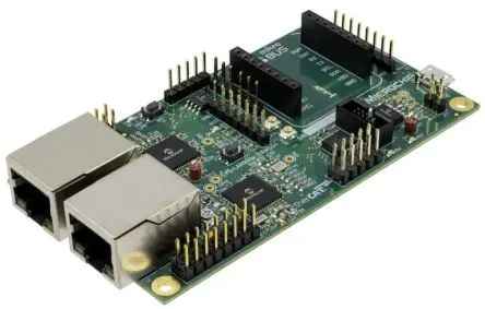 Produktfoto 1 von Microchip PIC32MK Steckbares Modul, PIC32MK MCA Motorsteuerung PIM Evaluierungsplatine