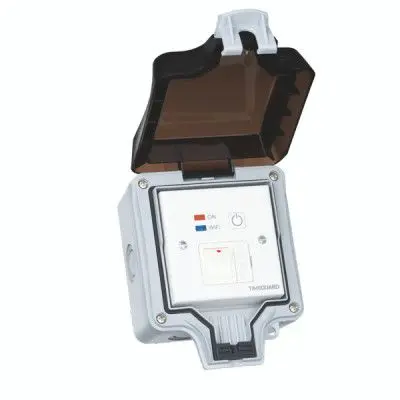 Produktfoto 1 von Timeguard FSTWIFITUTGV Gesicherte Abzweigdose 1 Ausbrüche Geschaltet IP66 230V 13A