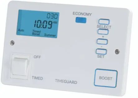 Produktfoto 1 von Timeguard Programastat Plus Thermostat, 24 Std Programm 13 A / 230V ac 2-poliger Umschalter, 40 °C, 0 °C 230V ac