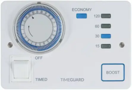 Produktfoto 1 von Timeguard Programastat Plus Architrave-Schalter Lichtschalter 1-teilig, 2 Wege Weiß IP20 13A, Polycarbonat