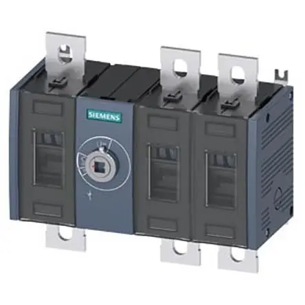 Produktfoto 1 von Siemens 3KD Trennschalter 3-polig Feststehend 400A 250 kW IP20, IP00 3-phasig