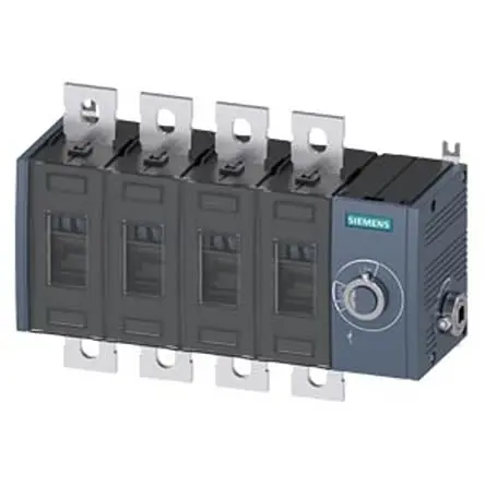 Produktfoto 1 von Siemens 3KD4244-0PE40-0 Trennschalter 4-polig Feststehend 400A 250 kW IP20, IP00