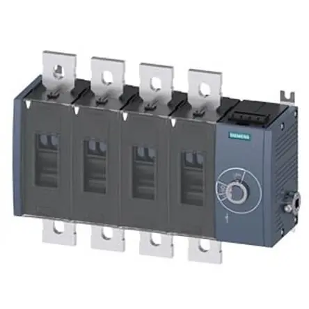 Produktfoto 1 von Siemens 3KD4444-0QE40-0 Trennschalter 4-polig Feststehend 500A 355 kW IP00, IP20