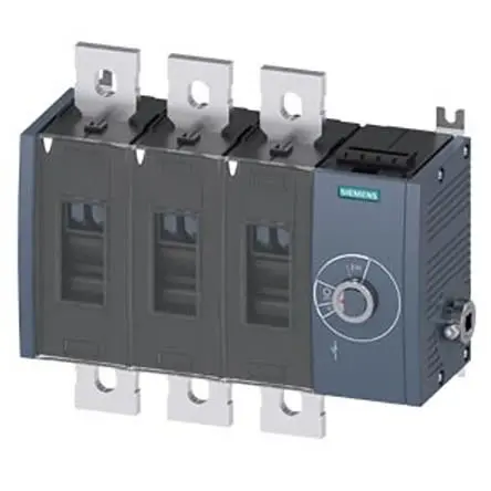 Produktfoto 1 von Siemens 3KD4834-0QE40-0 Trennschalter 3-polig Feststehend 800A 560 kW IP20, IP00