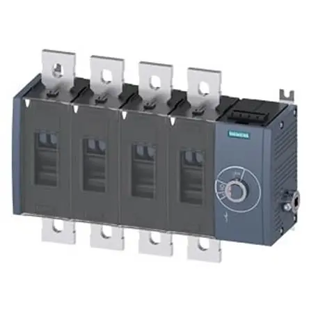 Produktfoto 1 von Siemens 3KD4844-0QE40-0 Trennschalter 4-polig Feststehend 800A IP20, IP00