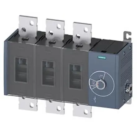 Produktfoto 1 von Siemens 3KD5234-0RE40-0 Trennschalter 3-polig Feststehend 1250A 900 kW IP00, IP20