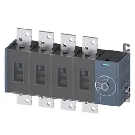Produktfoto 1 von Siemens 3KD5444-0RE40-0 Trennschalter 4-polig Feststehend 1600A 1000 kW IP20, IP00