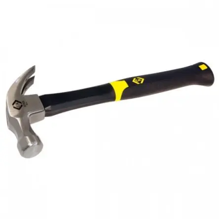 Produktfoto 1 von CK Hammer, Klauenhammer aus Kohlenstoffstahl 454 g Fiberglas-Stiel
