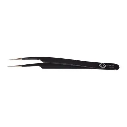 Produktfoto 1 von CK Edelstahl Pinzette, 115mm, Spitze Extra Fein Antimagnetisch 1-teilig ESD-Sicherheit