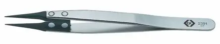 Produktfoto 1 von CK Edelstahl Pinzette, 130mm, Spitze Extra Fein Antimagnetisch 1-teilig ESD-Sicherheit