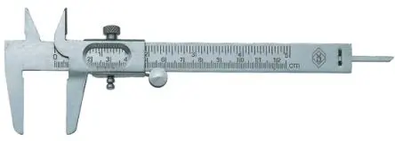 Produktfoto 1 von CK 125 mm Analog Nonius Zoll, Metrisch Messschieber / 0.5 mm