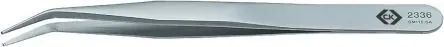 Produktfoto 1 von CK Edelstahl Pinzette, 120mm, Spitze Abgewinkelt Antimagnetisch 1-teilig ESD-Sicherheit