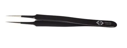 Produktfoto 1 von CK Edelstahl Pinzette, 110mm, Spitze Fein, Gerade Antimagnetisch 1-teilig ESD-Sicherheit