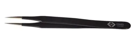 Produktfoto 1 von CK Edelstahl Pinzette, 120mm, Spitze Fein Antimagnetisch 1-teilig ESD-Sicherheit