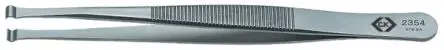 Produktfoto 1 von CK Edelstahl Pinzette, 115mm, Spitze Abgerundet Antimagnetisch 1-teilig ESD-Sicherheit