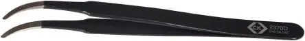 Produktfoto 1 von CK Edelstahl Pinzette, 117mm, Spitze Gebogen, Fein Antimagnetisch 1-teilig ESD-Sicherheit