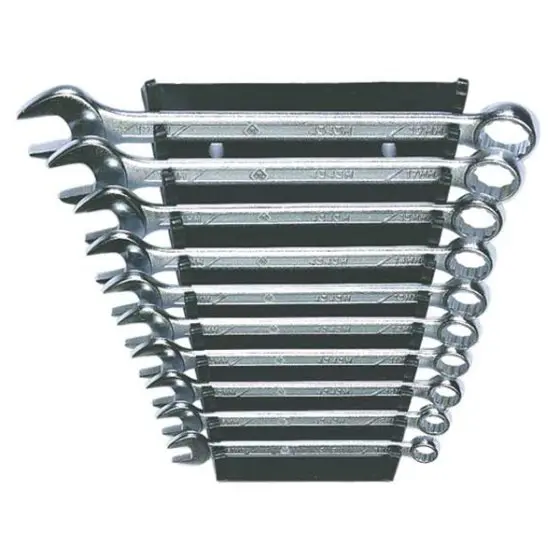 Produktfoto 1 von CK Pfeifenkopfschlüssel-Satz Ring-Maulschlüssel CrV-Stahl, 10-teilig 17, 19, 9, 15, 13, 8, 10, 11, 12, 14