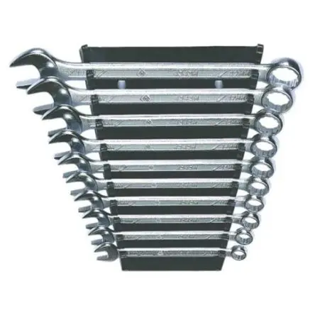 Produktfoto 1 von CK Pfeifenkopfschlüssel-Satz Ring-Maulschlüssel CrV-Stahl, 10-teilig 17, 19, 9, 15, 13, 8, 10, 11, 12, 14