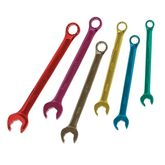Produktfoto 1 von CK Pfeifenkopfschlüssel-Satz Ring-Maulschlüssel CrV-Stahl, 6-teilig 14, 17, 10, 12, 13, 15