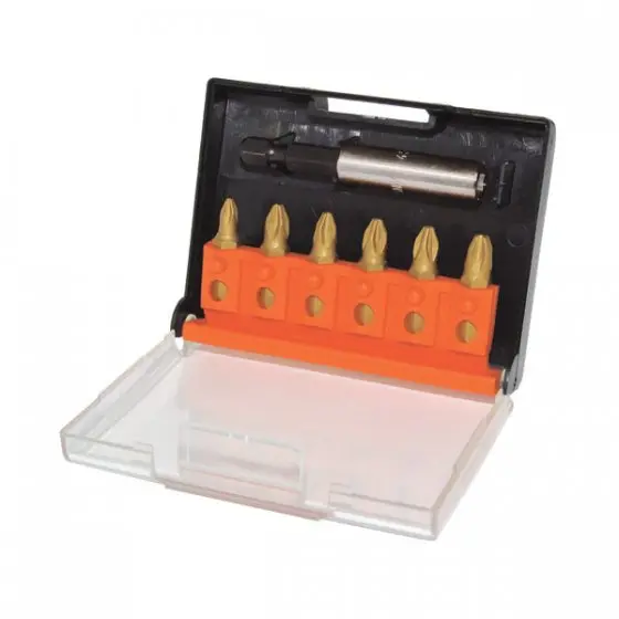 Produktfoto 1 von CK Phillips Pozidriv Schraubendreherbitsatz CrV-Stahl PZ1 25 mm, 6-teilig