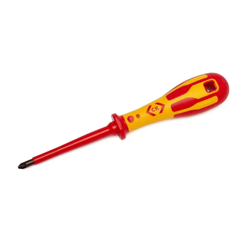Produktfoto 1 von CK VDE 1000V zugelassen PZ0 Pozidriv, Chrom Vanadium Stahl, 155 mm / Klinge 60 mm