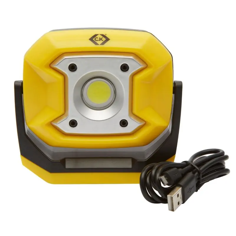 Produktfoto 1 von CK T97 Leuchtstofflampe Deckenbefestigung Arbeitslicht, IP65 3.7 V Wiederaufladbar / 10 W 700 lm, 110 mm x 115 mm