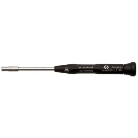 Produktfoto 1 von CK ESD-Sicherheit 4.7 mm Geschlitzt Steckschlüssel-Handgriff, Länge 157mm / Klinge 60 mm