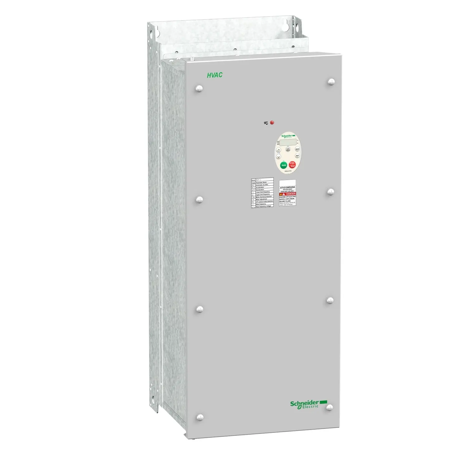 Produktfoto 1 von Schneider Electric ATV 212 3-Phasen Antrieb mit regelbarer Drehzahl 30 kW 480 V 44.4 A 200Hz