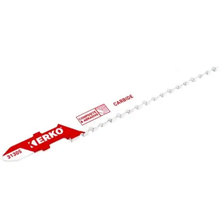 Produktfoto 1 von ERKO Hartmetall Hartmetall Stichsägeblatt / 6 TPI 75 mm 3