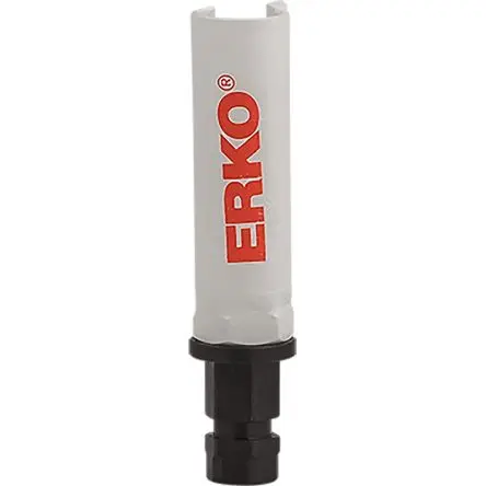 Produktfoto 1 von ERKO, Ø 19 mm Hartmetall Lochsäge Zentrierbohrer inkl., Ø 19mm / Bohrtiefe 60 mm