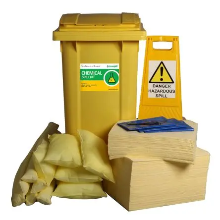 Produktfoto 1 von Ecospill Ltd Bindemittel-Kit, Aufnahme bis 240 L, Einsatz in Chemie