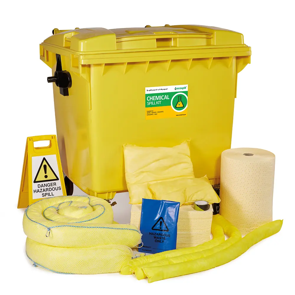 Produktfoto 1 von Ecospill Ltd Bindemittel-Kit, Aufnahme bis 1000 L, Einsatz in Chemie