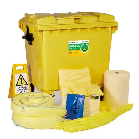 Produktfoto 1 von Ecospill Ltd Bindemittel-Kit, Aufnahme bis 1000 L, Einsatz in Chemie