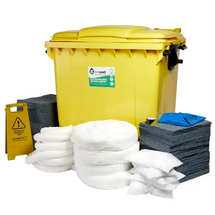 Produktfoto 1 von Ecospill Ltd Bindemittel-Kit, Aufnahme bis 600 L, Einsatz in Öl