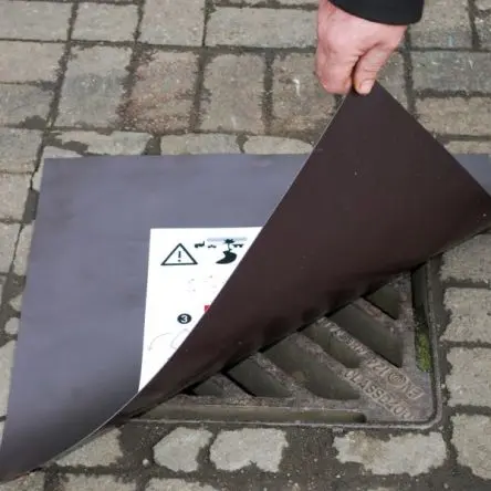 Produktfoto 1 von Ecospill Ltd Leckagenschutz Chemie, Magnetische Abflussabdeckung