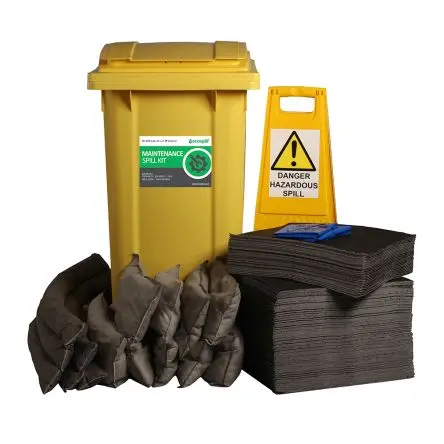 Produktfoto 1 von Ecospill Ltd Bindemittel-Kit, Aufnahme bis 240 L, Einsatz in Leckagenbeseitigung