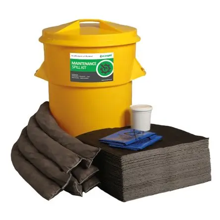 Produktfoto 1 von Ecospill Ltd Bindemittel-Kit, Aufnahme bis 90 L, Einsatz in Wartung