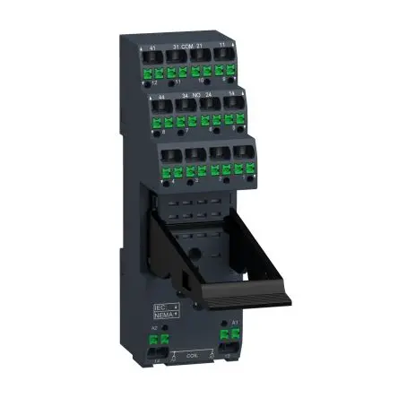 Produktfoto 1 von Schneider Electric Relaissockel zur Verwendung mit Relais Harmony Relay RXM, 4 -Kontakt, DIN-Hutschiene, 250V