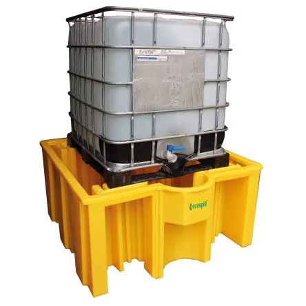 Produktfoto 1 von Ecospill Ltd Auffang-Equipment aus Polyethylen Chemie, Einzelne IBC-Auffangwanne 1125 L