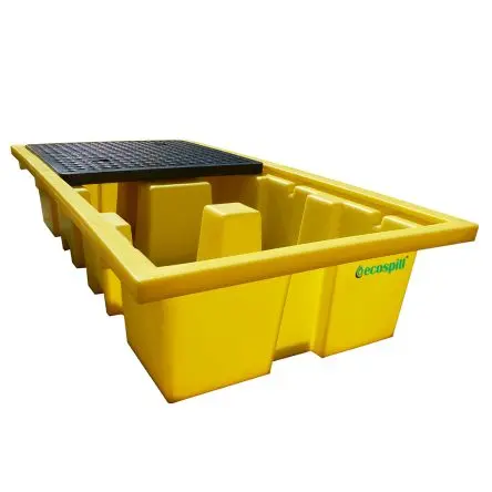 Produktfoto 1 von Ecospill Ltd Auffang-Equipment aus Polyethylen Chemie, Doppelte IBC-Auffangwanne 1140 L