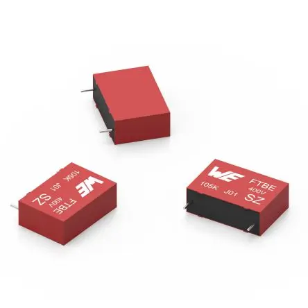 Würth Elektronik WCAP-FTBE 10 nF 1kV ac 1 kV dc Folienkondensator, Durchsteckmontage 2 Raster 7.5 mm