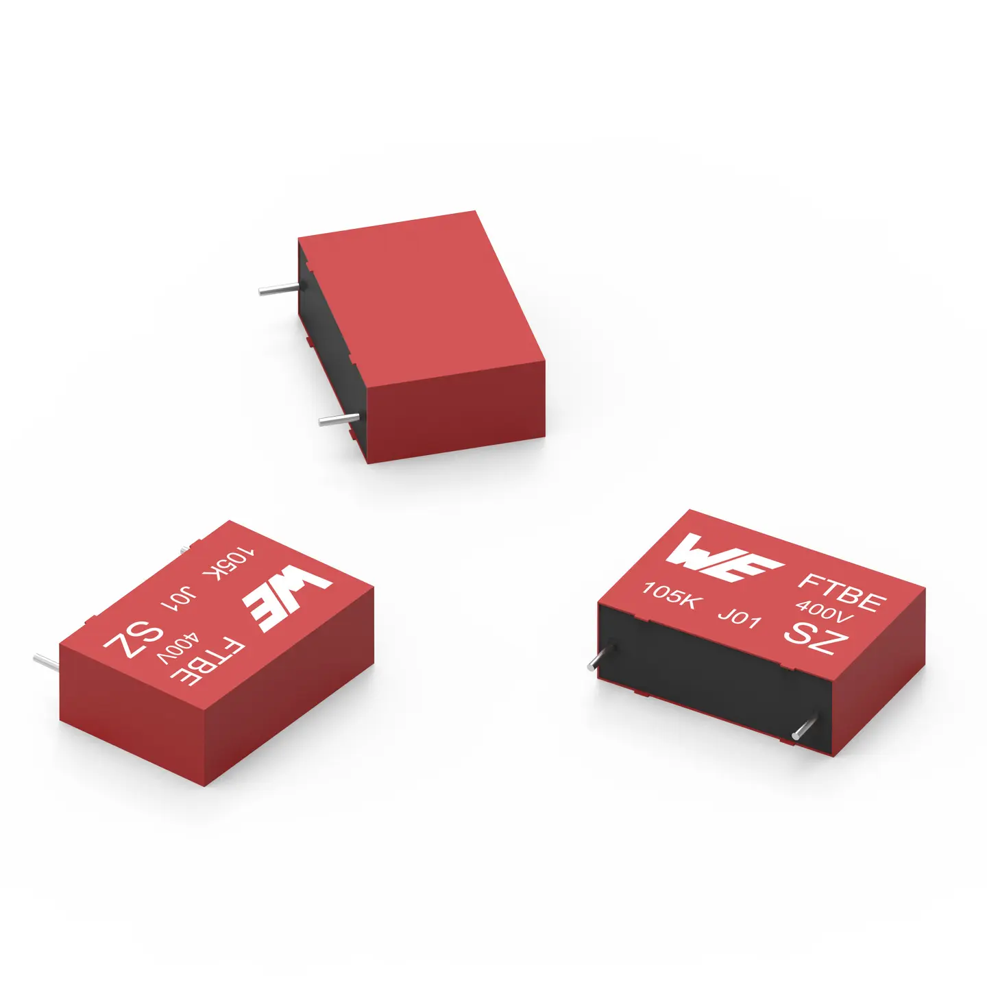 Produktfoto 1 von Würth Elektronik WCAP-FTBE Folienkondensator 220nF ±10% / 1kV dc, THT